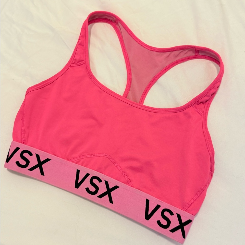 VSX Pink Racerback Sports Bra
